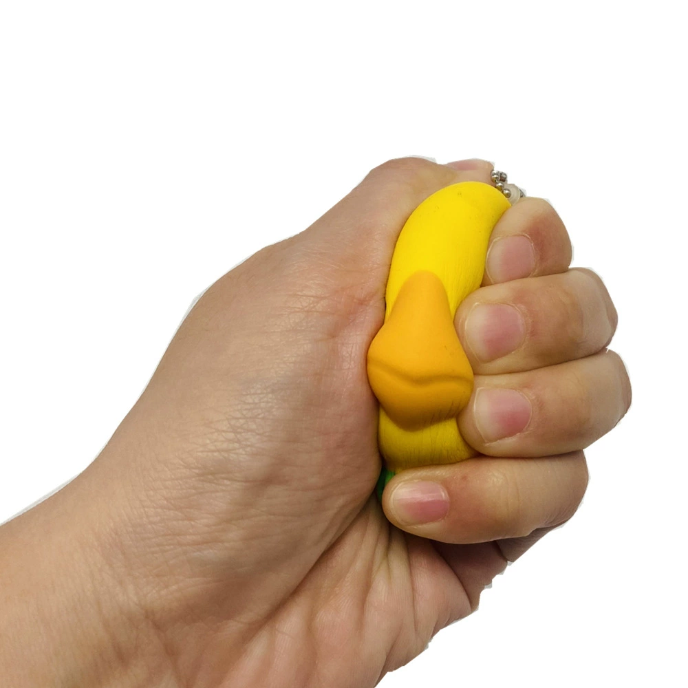 B.Duck, polyurethane realistic pendant, soft squish, toy, duck
