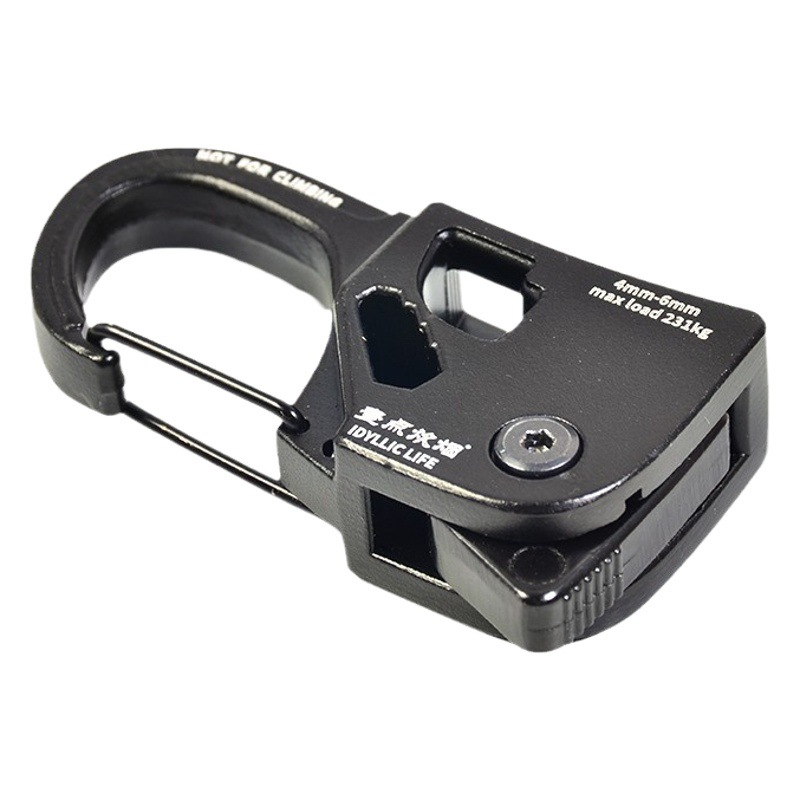 Large Aluminum Alloy Windproof Rope Self-Locking Buckle Tent Rope Tensioner Adjustable