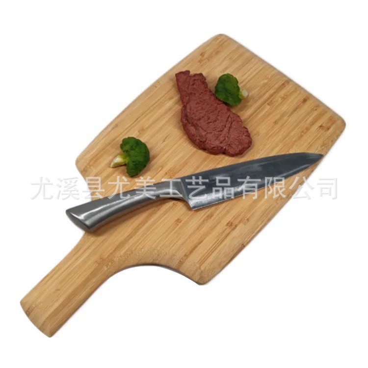 Tablero de frutas de bambú tablero de sushi Bandeja de pizza de pan japonés manejar pequeña tabla de cortar tablero de pizza