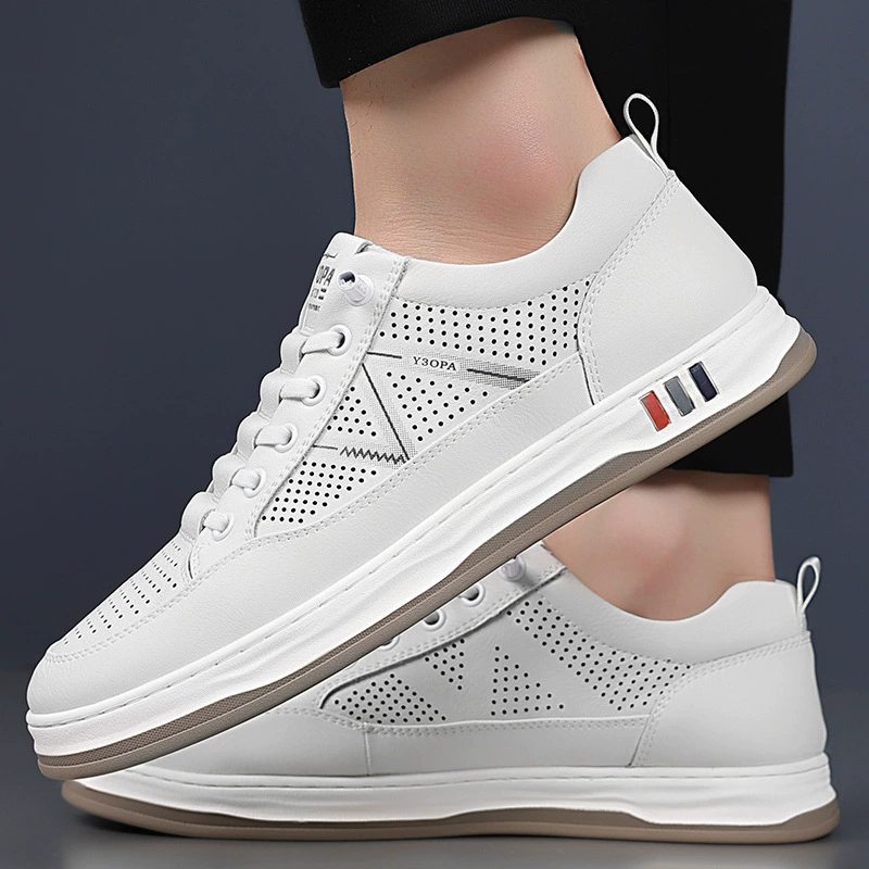 Summer breathable shoes for leisure for leather shoes, universal sneakers