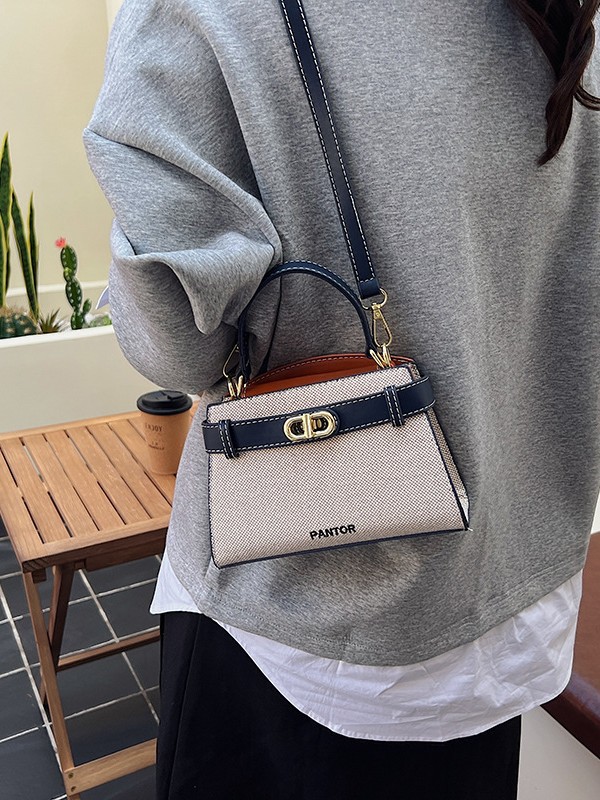 Bolso, bolso de mochila, nuevo tipo de lino transfronterizo, bolso de mano, sensación de alto nivel coreano, bolso de mochila universal.