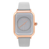 Trend silica gel fashionable watch strap, square watch, simple and elegant design, city style