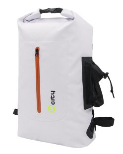 Factory direct supply outdoor swimming, mountaineering, drifting convenient PVC mesh dry and wet separation waterproof backpack