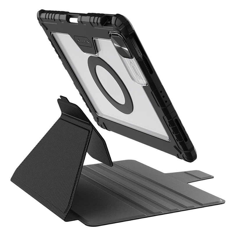 Nillkin para IPad pro11 2022 protección de la lente descomposición soporte magnético Flip Funda cuero 12,9