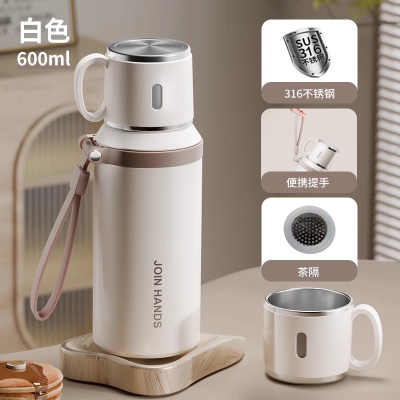 5新6锈钢保温杯水简约大容量女士男带盖泡茶办公室杯子|undefined