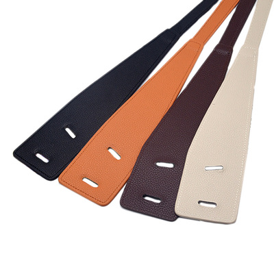 跨境女式腰帶 裝飾仿皮寬腰封簡約修身綁帶 束腰pu腰封配大衣現貨