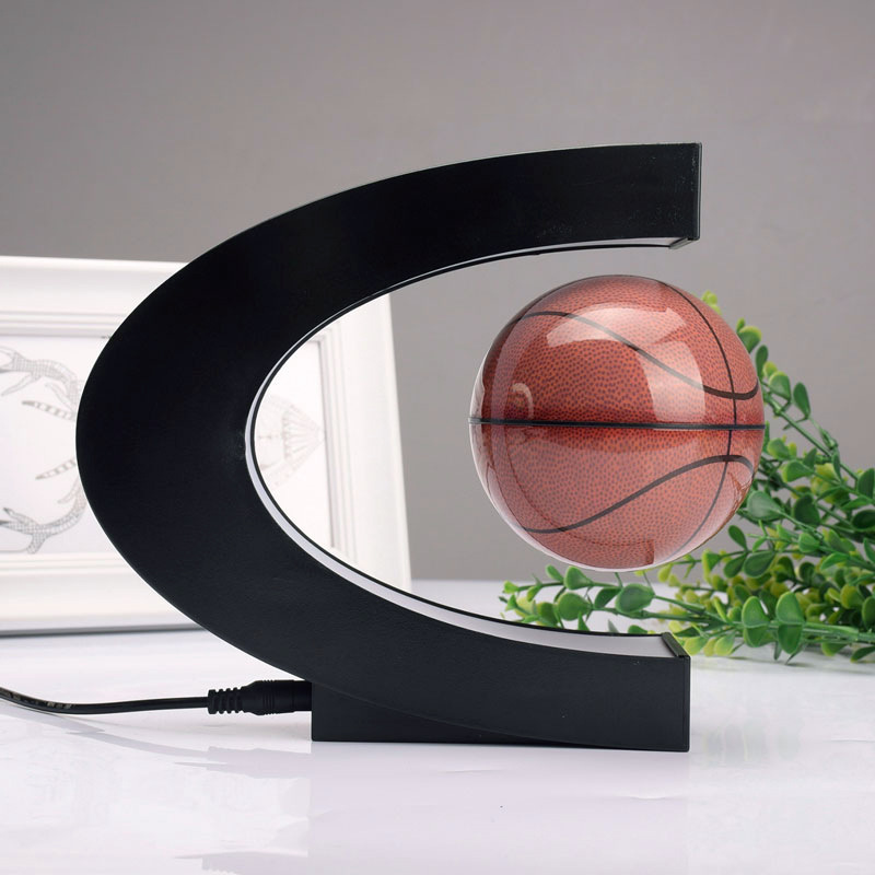 Magnetic levitation basketball 3 inch creative and practical home practical decorations ornaments crafts birthday gift Halloween