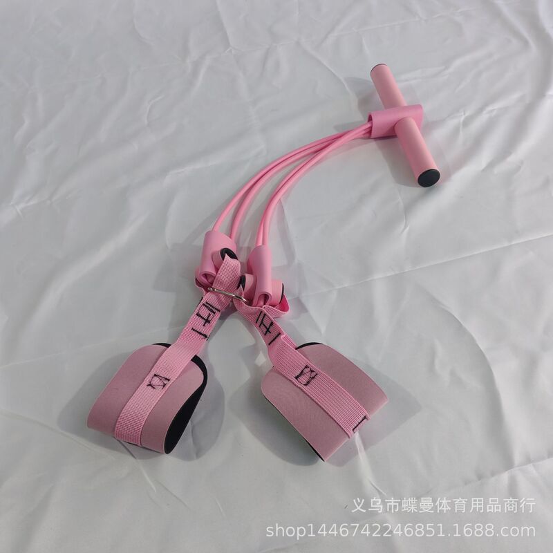 工厂直销新款可分离脚蹬拉力器多功能家用健身便携瘦腰肚子拉力绳|undefined