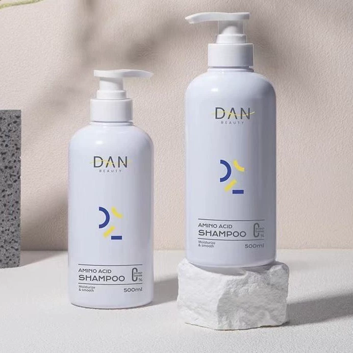 Фабрика Hongsheng в наличии оптовый материал для домашних животных сплошной цвет белый 500 мл шампунь гель для душа пресс пластиковая пустая бутылка эссенция