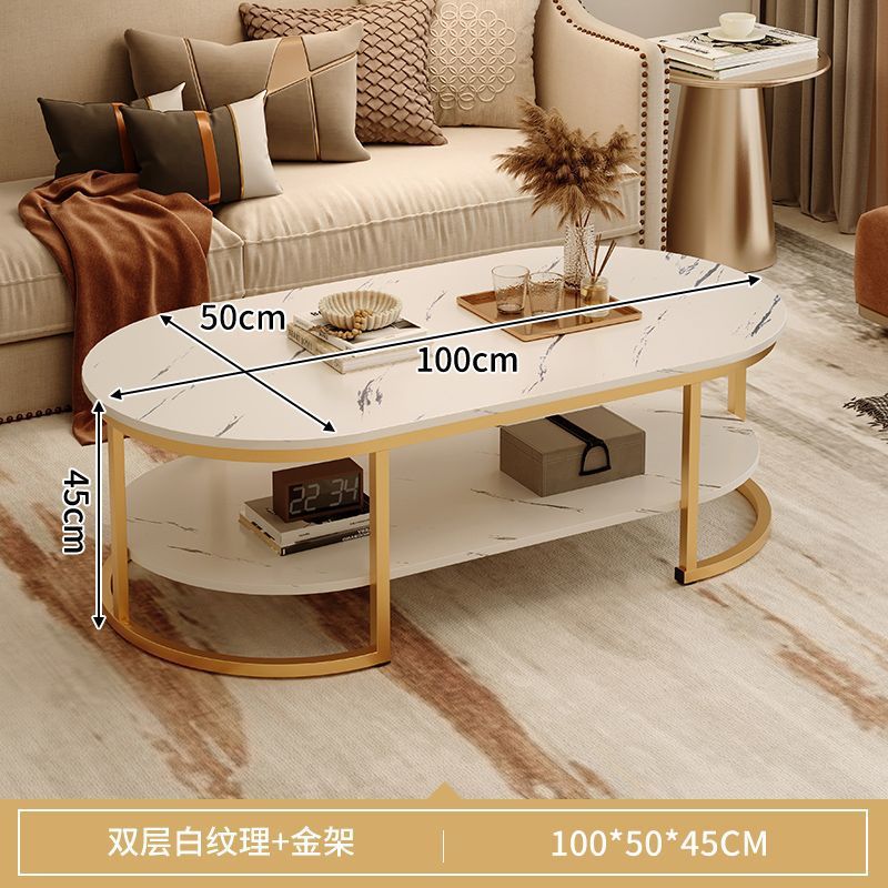 Mesa de té sala de estar mesa de té doméstica alquiler de casa sofá simple moderna y lujosa nueva pequeña mesa de casa pequeña