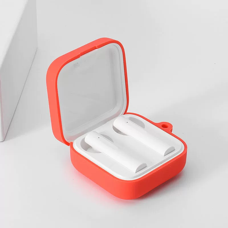 Наушники с беспроводным соединением совместимые с Xiaomi, защитный чехол, силиконовый чехол, Bluetooth, оптом
