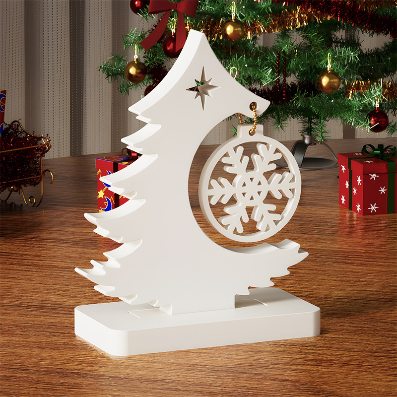 DIY 接着剤モールドクリスマスクリスマスツリースノーフレーク吊り下げ装飾品アロマセラピー石膏シリコーンモールド|undefined