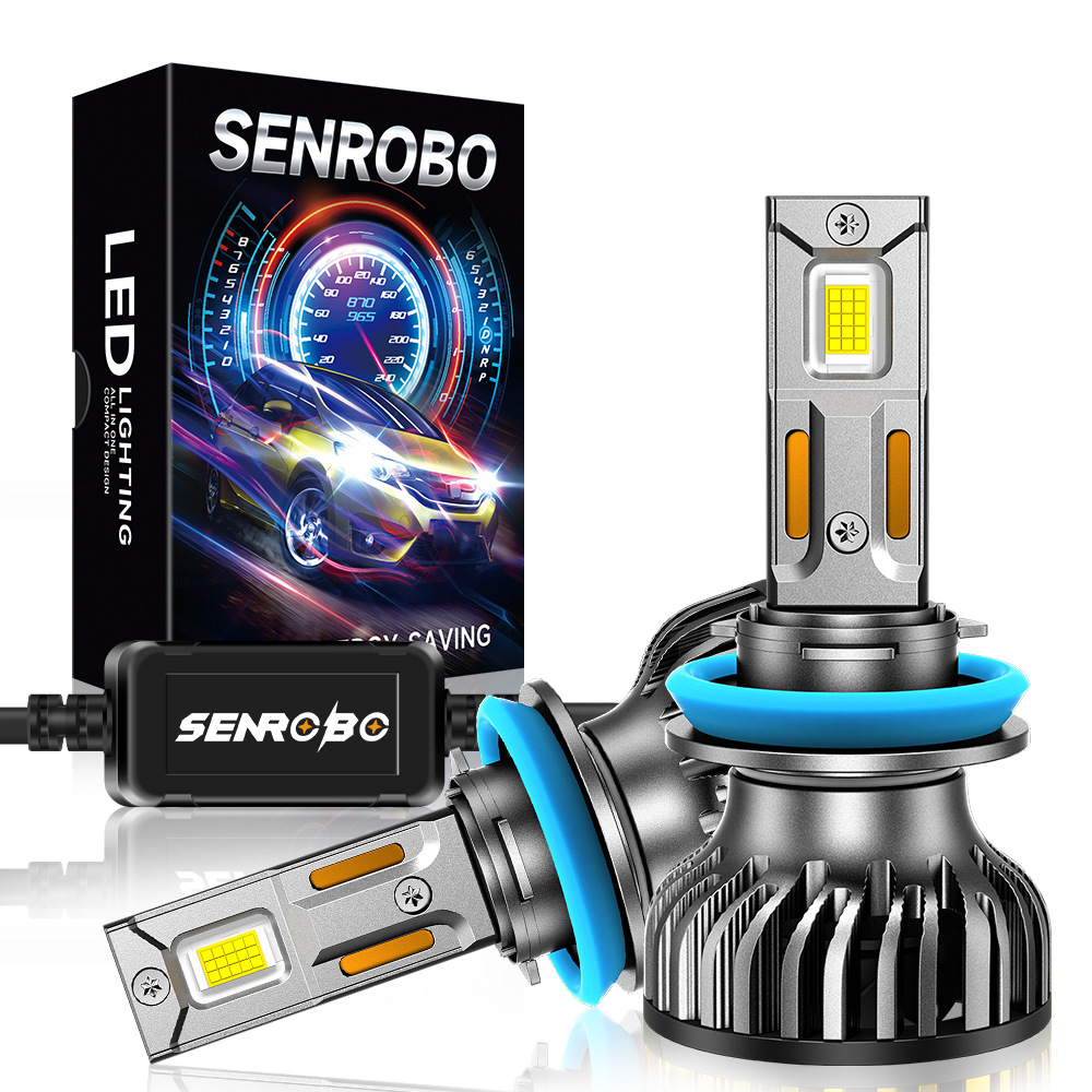 Transfronterizos de automóviles led faro no destructivo modificación H4 cerca y lejos universal H7H11 bombillas de automóviles super brillantes al por mayor image 1