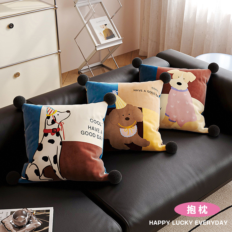Cartoon Cute and Cute Pillow Sofa Living Room Sofa Decorative Cushion Home Car Bedroom Bed Pillow with Core
