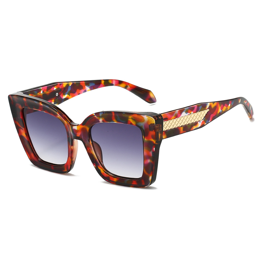 Square Unisex Sunglasses European Style Simple Premium Design_voghion.com