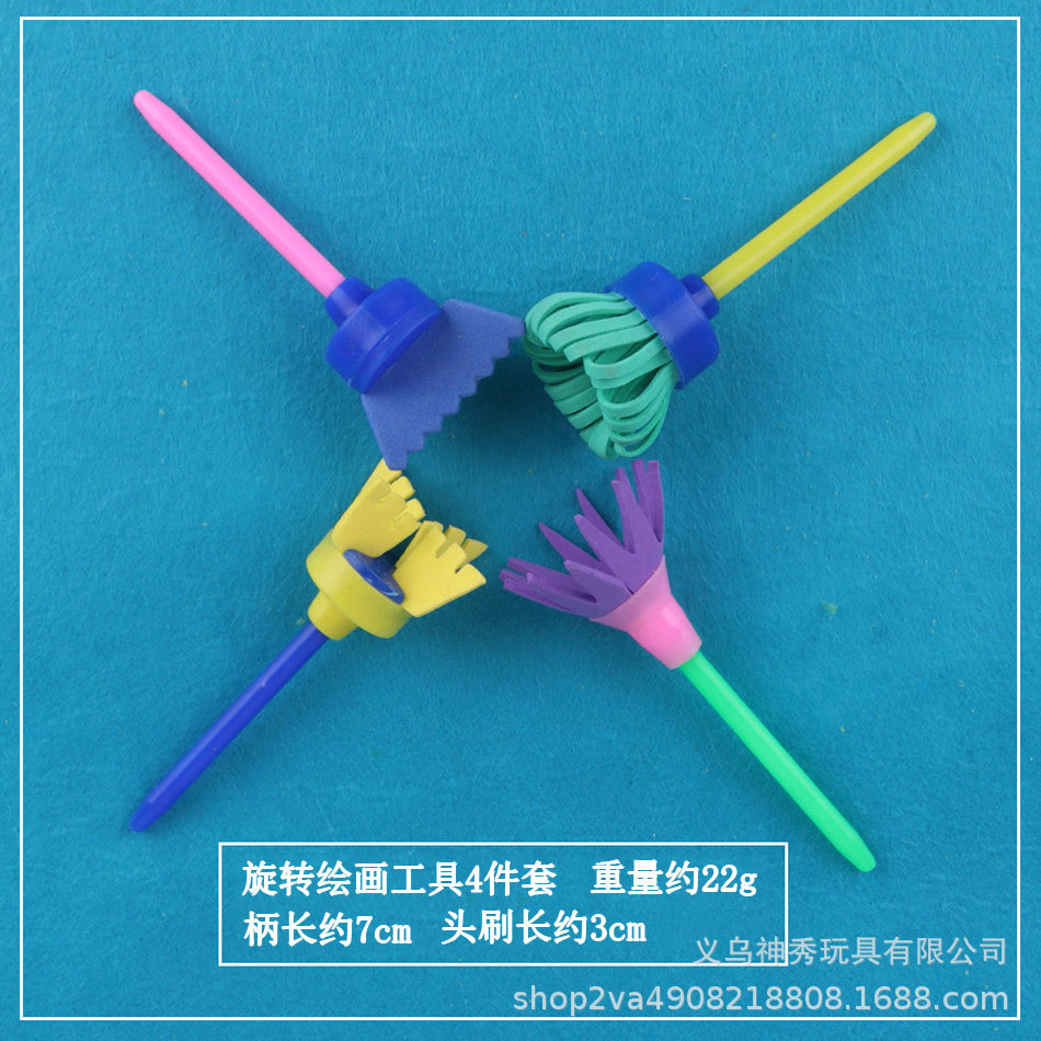 Esponja cepillo de pintura rodillo sello cepillo pintura educación temprana kindergarten área de arte graffiti herramienta material de pintura