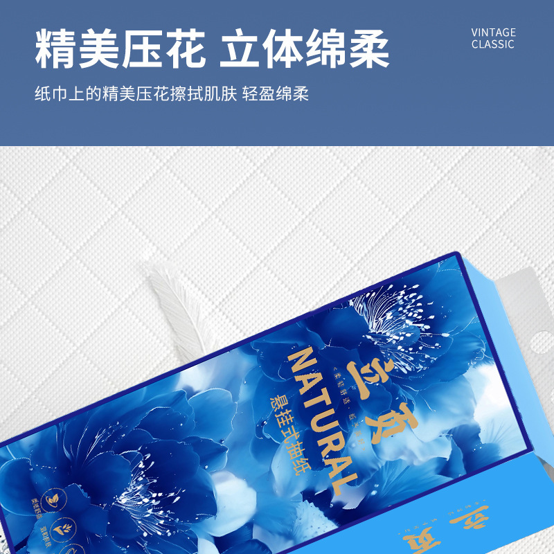 吊り下げ式厚手のペーパータオル 1480枚 家庭用ナプキン 浴室用クリーニングトイレットペーパー|undefined