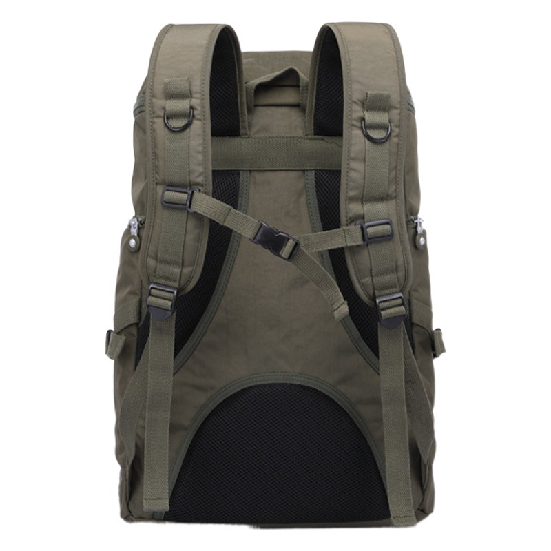 Outdoor Backpack, Casual Backpack, Men's Nylon School Bag, Travel Waterproof Large-Capacity Mountaineering Bag, Hiking Bag