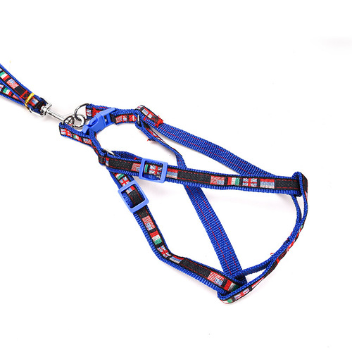 New polyester leash large dog cowboy leash harness leash creative dog leash handling inventory