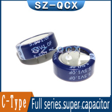 C型5.5V1F超级电容SE-5R5-D105VYC3H储能电容1F5.5V全新