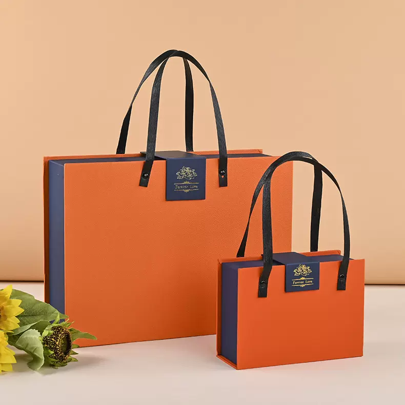 简约手提包装盒结婚婚礼伴手礼礼盒茶叶保健品礼品盒包装盒礼物