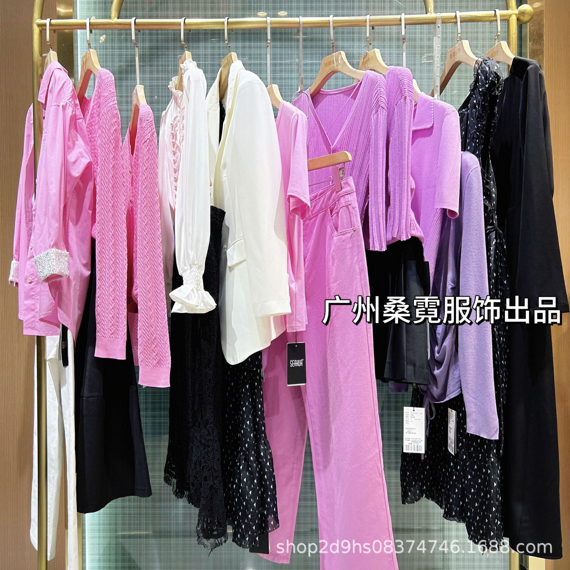 熙嬅专柜撤柜秋季通勤知性女装连衣裙尾款清货广州十三行一手货源