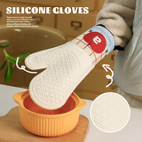 Элитные силиконовые нескользящие перчатки, легкий роскошный стиль, защита от ожогов