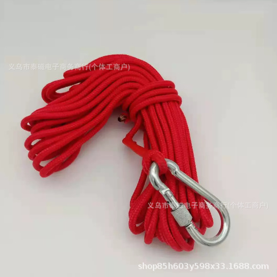 Red rope bracelet, 6mm, 20meter