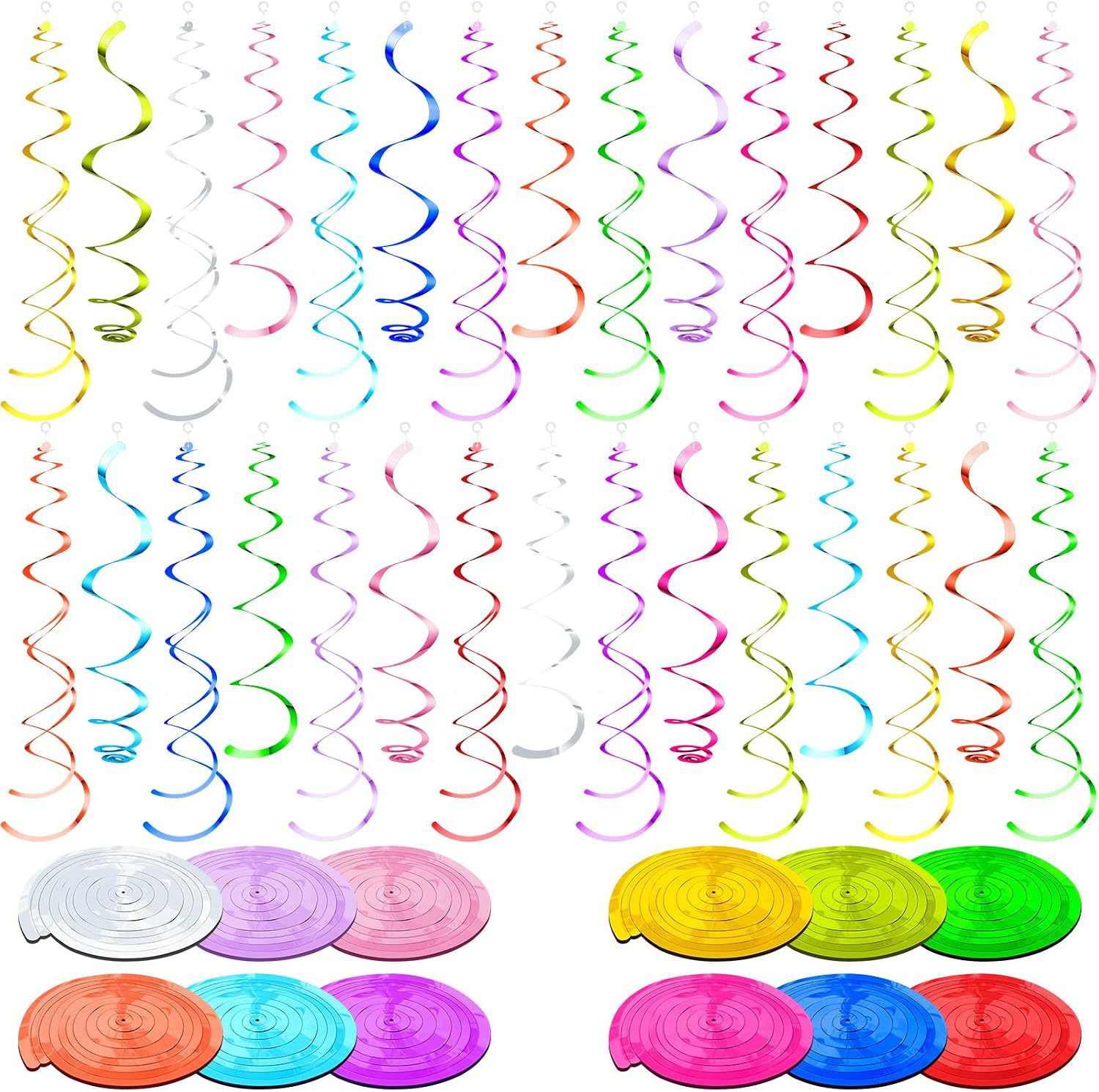 Cross-Border Pet Flower Decoration Pvc Spiral Hanging Ornaments Props Atmosphere Setup Manufacturer Wholesale Engagement Backdrop Supplies
