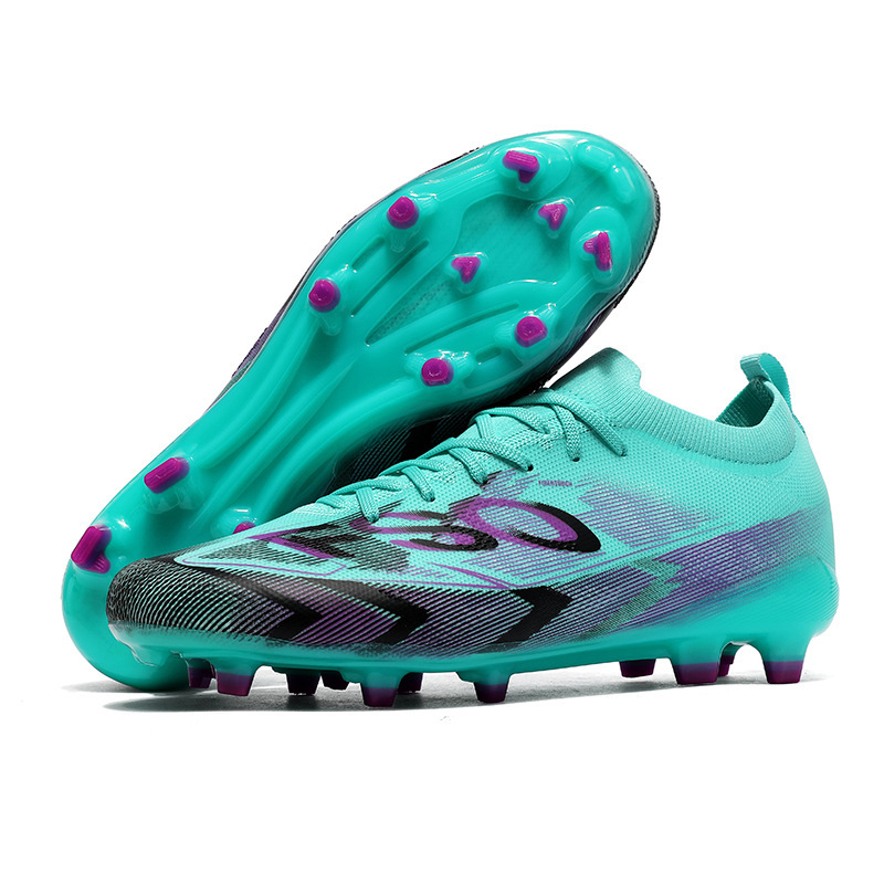 Zapatillas de Fútbol AG de Corte Bajo TPU y Caucho Ligero para Césped Natural y Artificial image 8