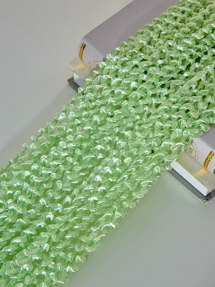 单色螺纹帘果绿5