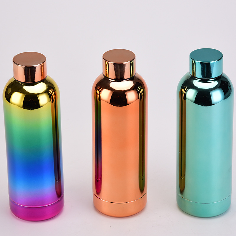 550g Weight White, Pink, Purple, Red, Green, Blue, Yellow, Black Color Stainless Steel Outdoor Frosted Water Bottle Portable Sports Water Cup Paint Thermos