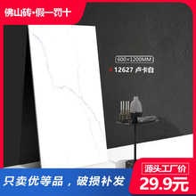 广东佛山瓷砖工厂600X1200全通体大理石客厅厨卫墙砖现代简约风