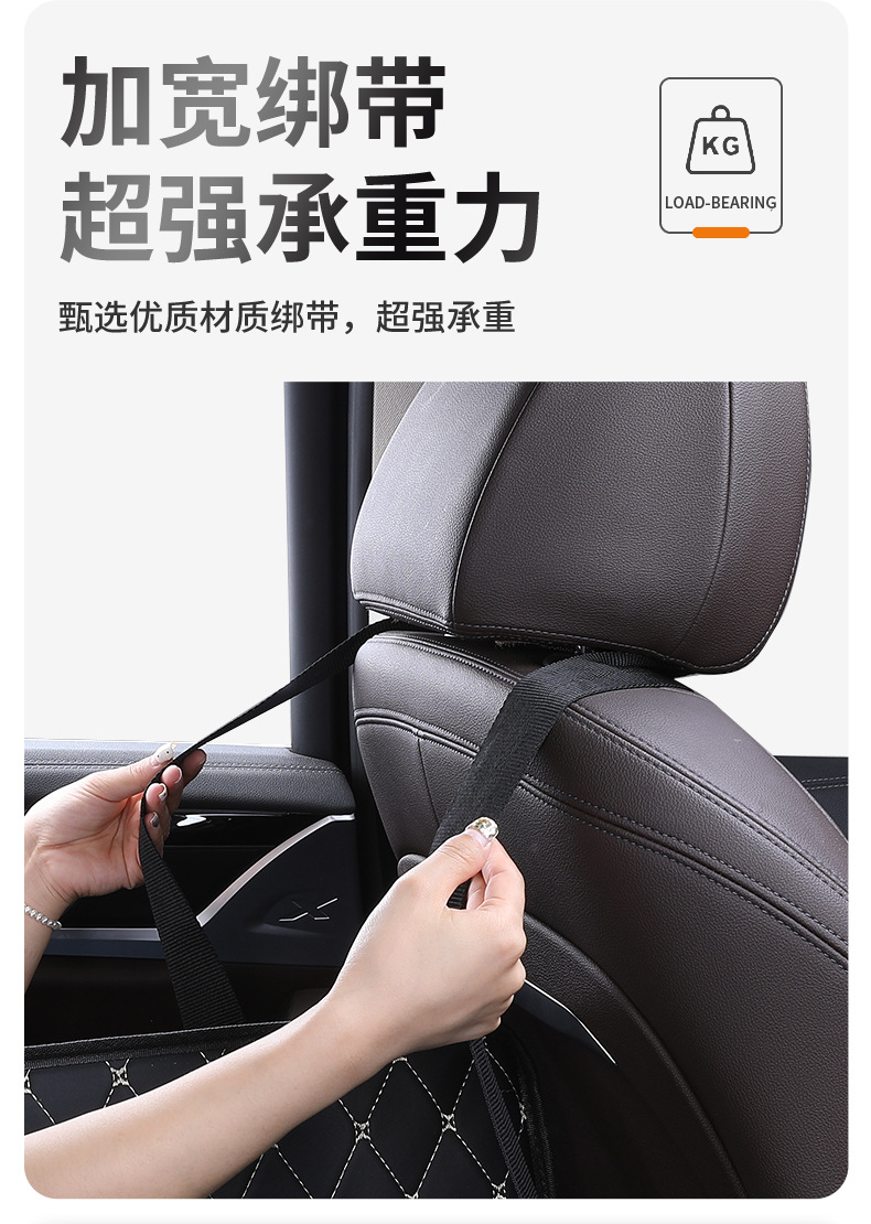 Car Backseat Hanging Folding Sleeping Pad, Rear Seat Sleeping Gadget, Car Bed, Non-Inflatable Folding Mattress for Car Use
