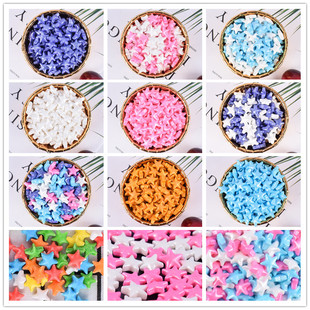 Pearlescent Five-Pointed Star Decorative Sugar Pearls Colorfulful Sugar Beads Sugar Capsules Star Candy Birthday Cake Decoration 500g