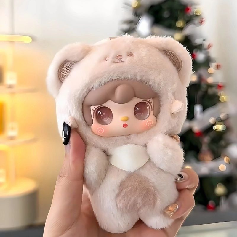 正品Yooki V4 氧氧四代咬一口小熊系列盲盒毛绒搪胶挂件女生礼物|undefined