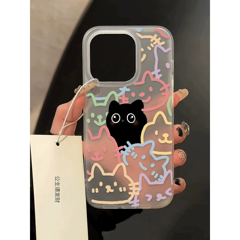 Яблоко, совместимый чехол для телефона, мультфильм iPhone 15, iphone, 14/13, 12promax