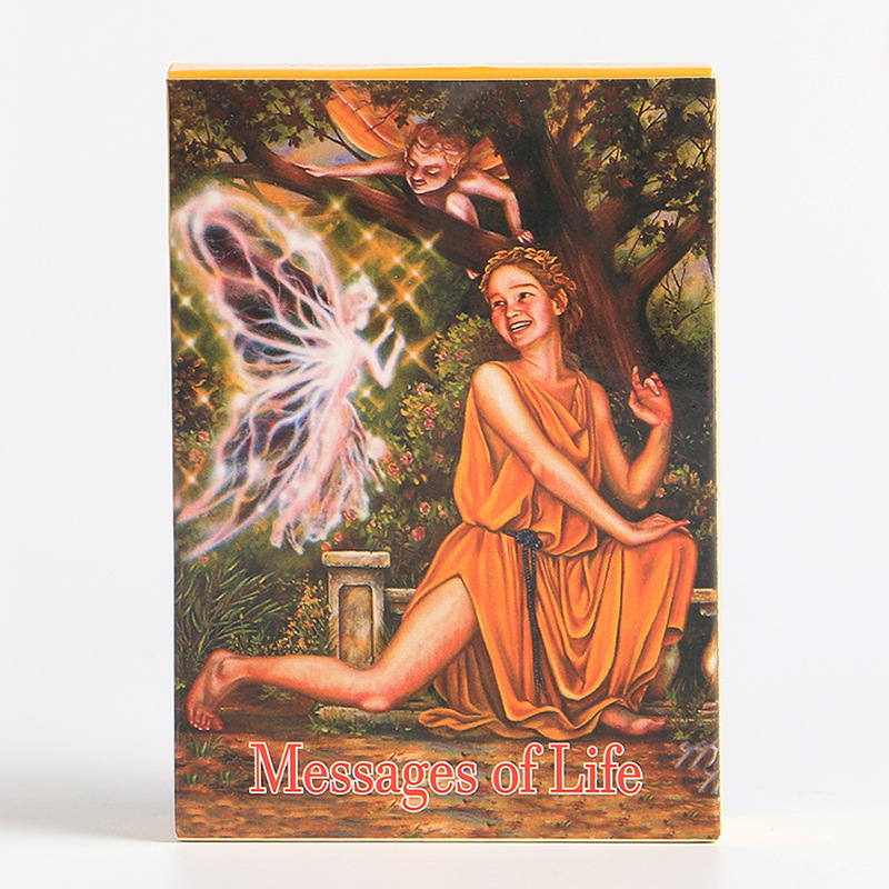 Cartas de Jogo de Tabuleiro em Inglês: Mensagens da Vida - Cartas Oráculo_voghion.com