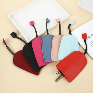 Big Sale Direct Supply Soft Pu Leather Car Key Storage Coverless Leather Bag Portable Geometric Leather Decoration