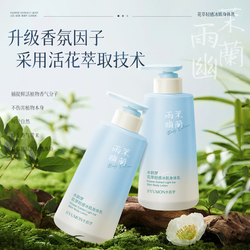 Shuiyun Menghua Extract ライトアイススキンボディ乳酸菌保湿と香り長持ち大容量ボディローション卸売|undefined