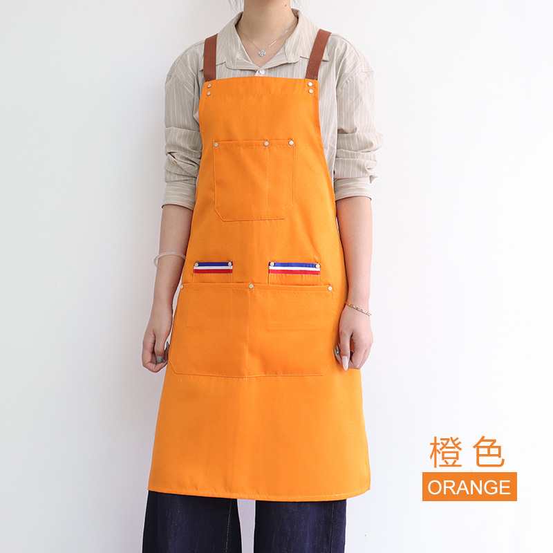 Transfronterizo Amazon restaurante herramientas correa delantal logotipo personalizado publicidad ropa de trabajo fábrica de delantal de cocina al por mayor