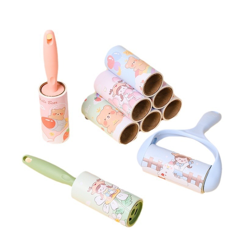アニメの除毛器セットかわいい粘毛器ブラシ服ペットの毛がくっつく家庭の除毛器の交換|undefined