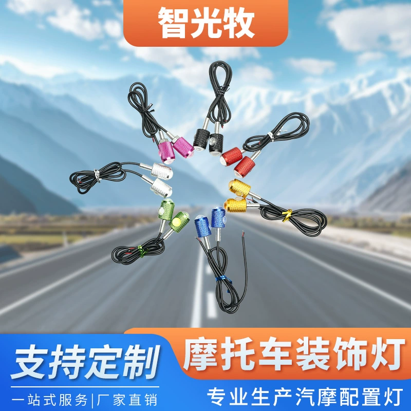 Светодиодный светильник "Орлиный глаз" для автомобиля, декоративная подсветка для мотоцикла, многоцветная подсветка номерного знака, кастомная подсветка для трансграничных декораций.