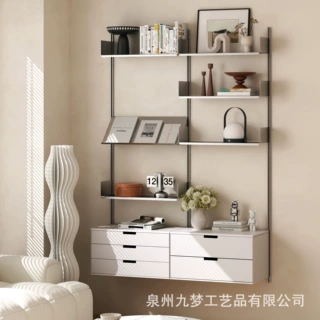 书格轨道书架vitsoe606不锈钢墙上置物架可自由DIY陈列架展示架