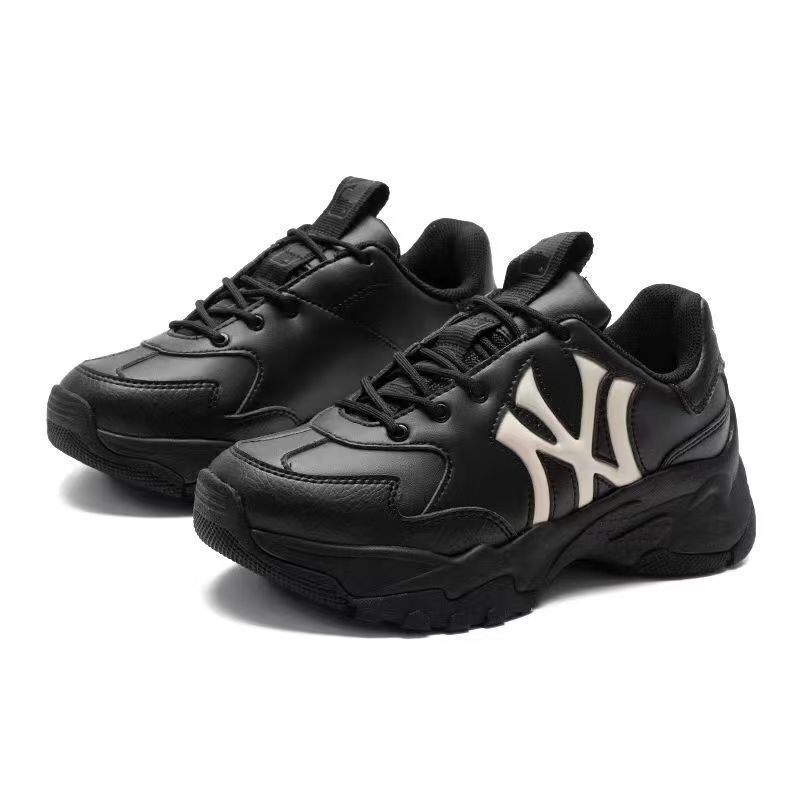 Putian Pure Original Mlb New Three-Dimensional Logo Ny Autumn/Winter Thick-Soled Dad Shoes for Men and Women Couples Student Height-Increasing Sneakers Putian Pure Original Mlb New Three-Dimensional Logo Ny Autumn/Winter Thick-Soled Dad Shoes for Men and Women Couples Student Height-Increasing Sneakers