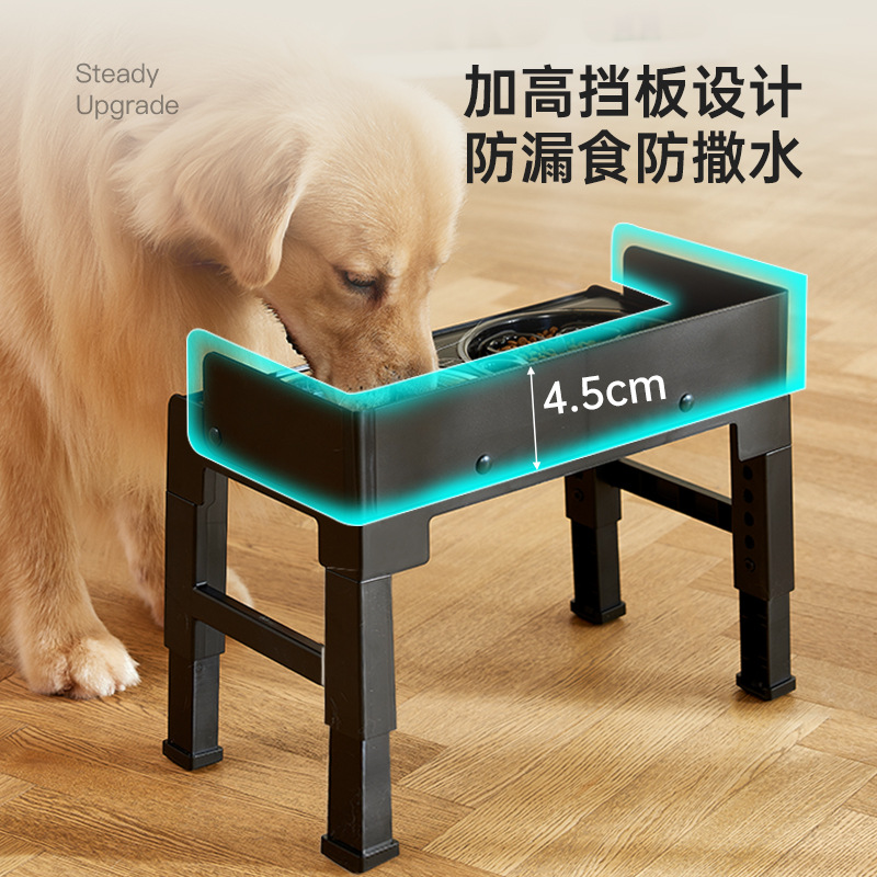 Nuevo tazón elevador ajustable, tazón de acero inoxidable para perros grandes, tazón de alimentación para perros, tazón de alimentación para perros, tazón de alimentación para perros