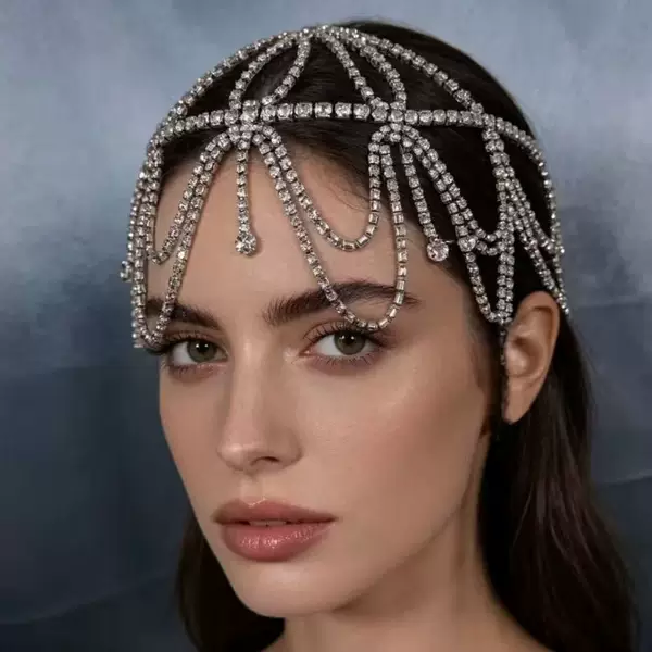 European and American Cross-Border Hot-Selling Claw Chain Mesh Hat, European-Style Wedding Dress Styling, Hair Accessories, Makeup Artist Supply, New Products