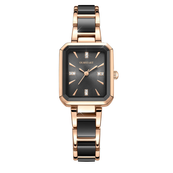 square elegant fashionable swiss watch