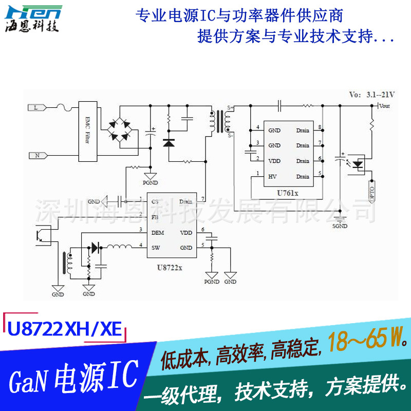 USB  PD35W ԴIC  Ч U8722DE