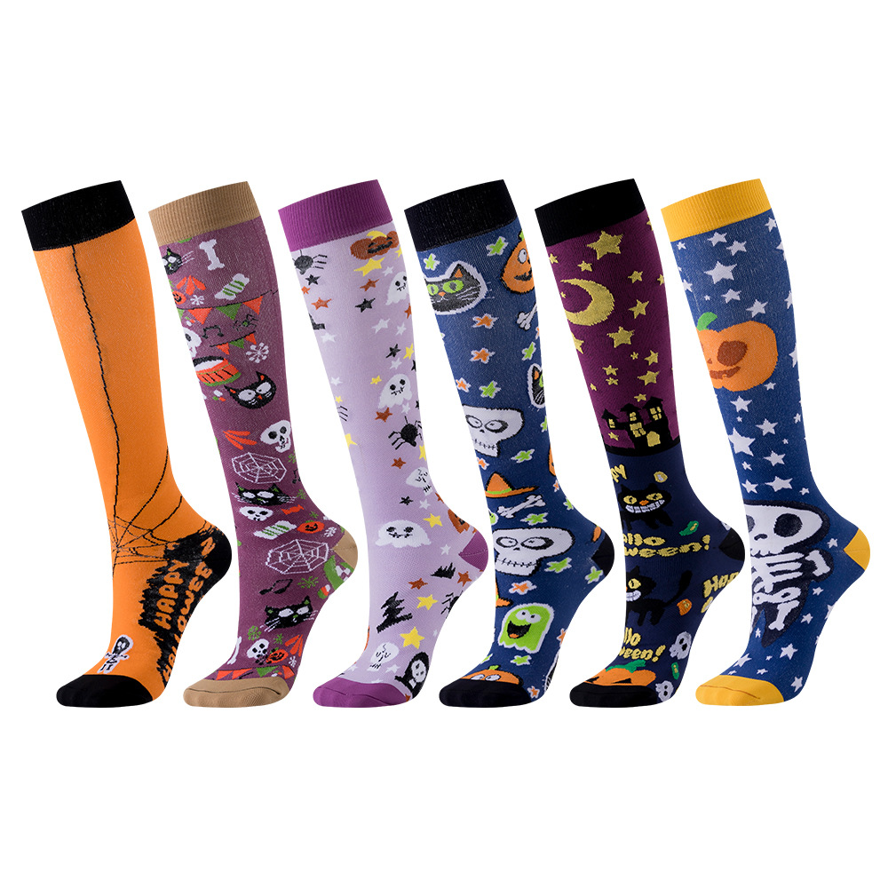 Calcetines de compresión de Halloween